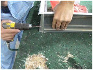 鋁合金門窗加工工藝基本過程詳解